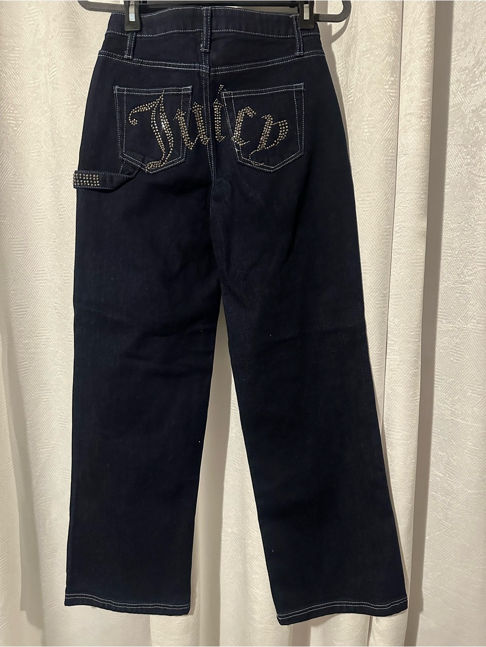 Juicy Couture navy blue Jeans with Back Logo